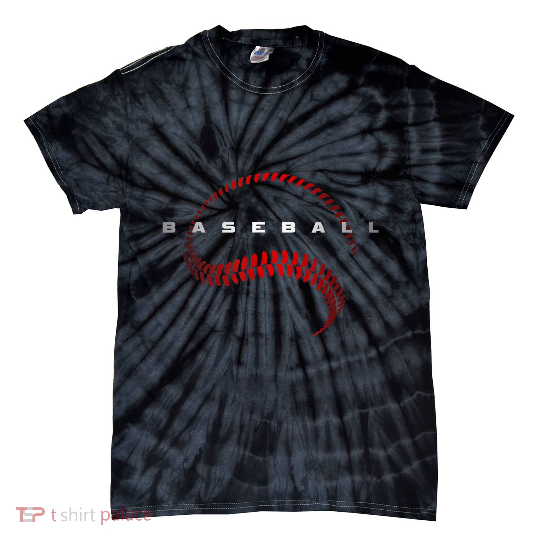 Cool Baseball Apparel Baseball Gift Tie-Dye T-Shirt