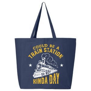 Could Be A Train Station Kind of Day 25L Jumbo Tote