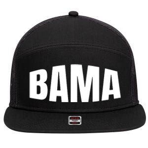 Cool Bama Alabama Pride Gift 7 Panel Mesh Trucker Snapback Hat