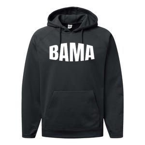 Cool Bama Alabama Pride Gift Performance Fleece Hoodie