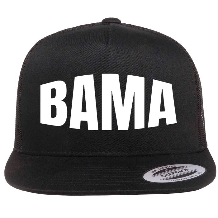 Cool Bama Alabama Pride Gift Flat Bill Trucker Hat