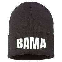 Cool Bama Alabama Pride Gift Sustainable Knit Beanie