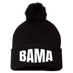 Cool Bama Alabama Pride Gift Pom Pom 12in Knit Beanie