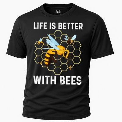 Cute Bee Art Beekeeping Honey Bumble Bee Lover Performance Shirt