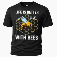 Cute Bee Art Beekeeping Honey Bumble Bee Lover Cooling Performance Crew T-Shirt