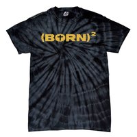 Christian Born Again Squared Math Pun W Jesus Cross Tie-Dye T-Shirt