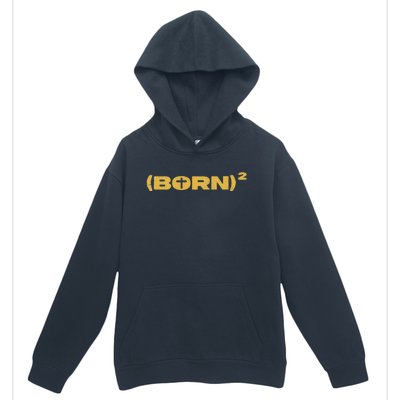 Christian Born Again Squared Math Pun W Jesus Cross Urban Pullover Hoodie