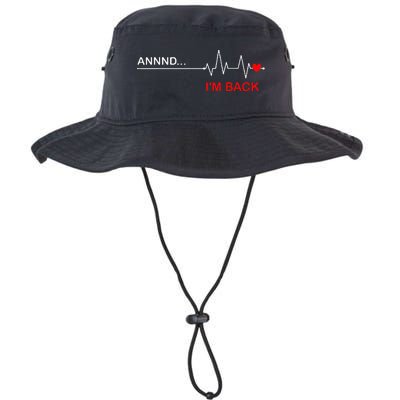 Coronary Bypass Artery Open Heart Diseases Surgery Heartbeat Legacy Cool Fit Booney Bucket Hat