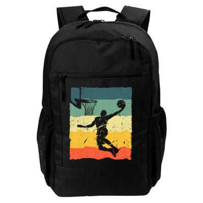 Cool Basketball Art For Vintage Basketball Player Daily Commute Backpack