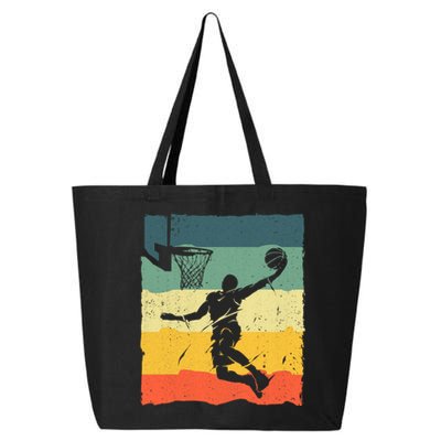 Cool Basketball Art For Vintage Basketball Player 25L Jumbo Tote