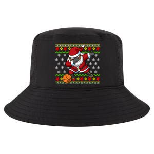 Christmas Black African American Santa Claus Basketball Great Gift Cool Comfort Performance Bucket Hat