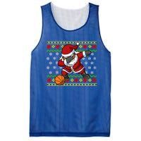 Christmas Black African American Santa Claus Basketball Great Gift Mesh Reversible Basketball Jersey Tank