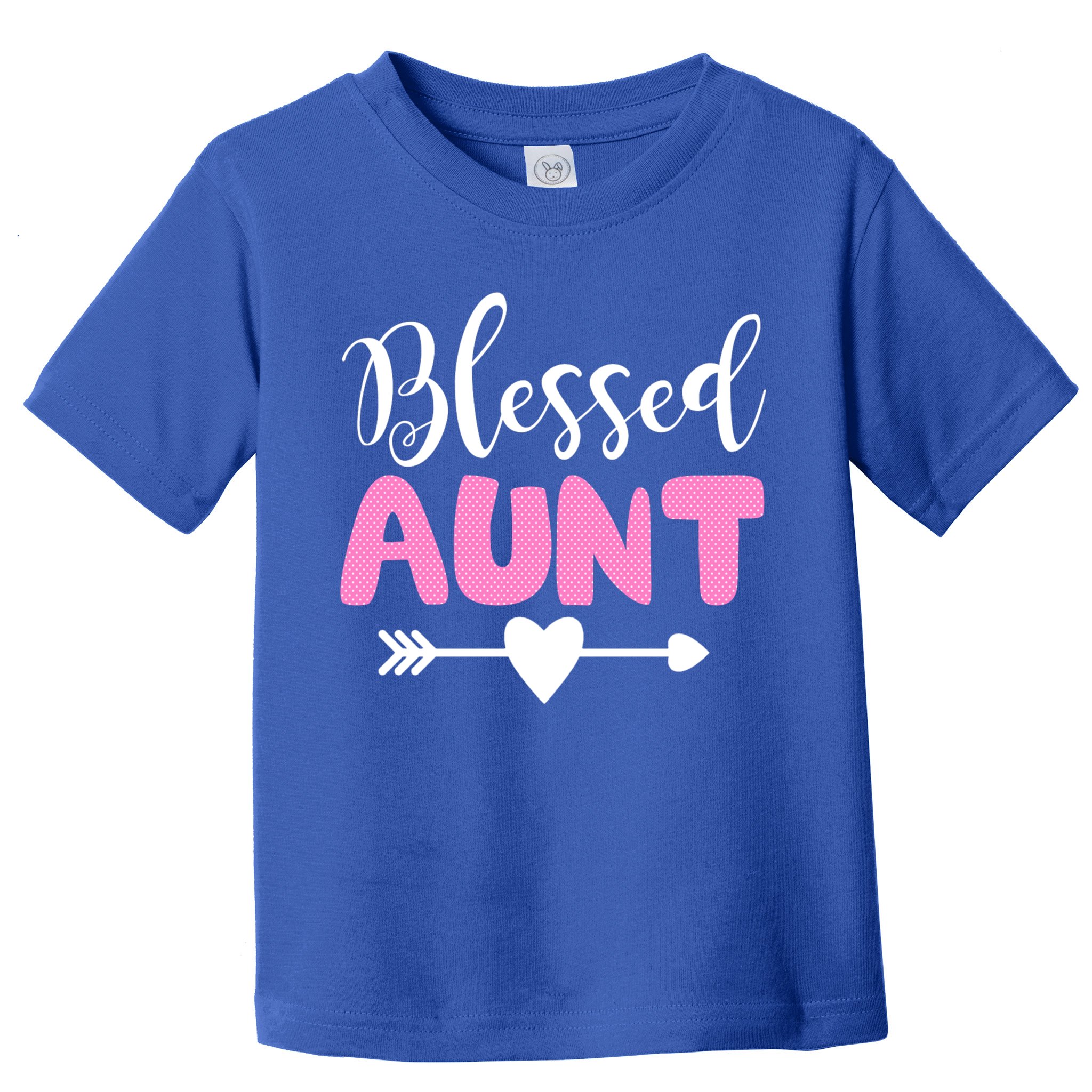 Cute Blessed Aunt Auntie Gift Funny Aun Gift Toddler T-Shirt