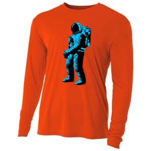 Cool Blue Astronaut Cooling Performance Long Sleeve Crew