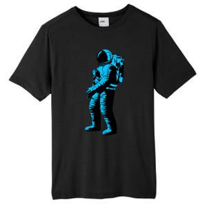 Cool Blue Astronaut Tall Fusion ChromaSoft Performance T-Shirt