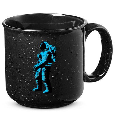 Cool Blue Astronaut 15oz Campfire Ceramic Mug