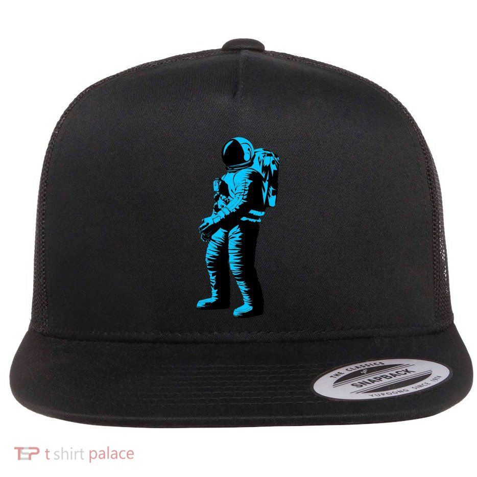Cool Blue Astronaut Flatbill Hat