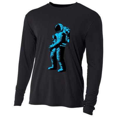 Cool Blue Astronaut Cooling Performance Long Sleeve Crew