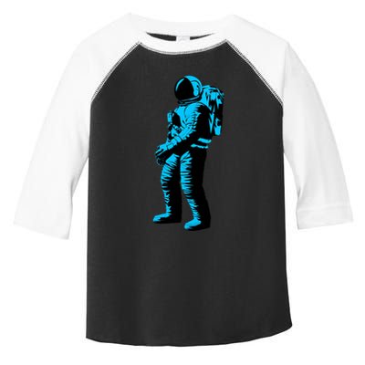 Cool Blue Astronaut Toddler Fine Jersey T-Shirt