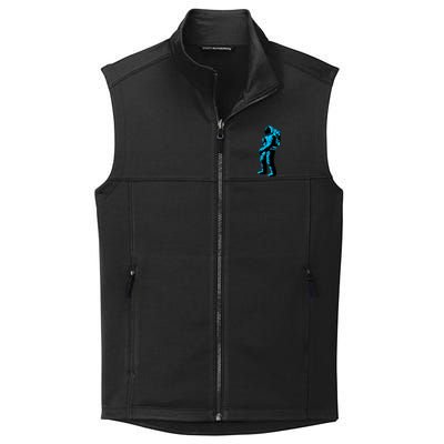 Cool Blue Astronaut Collective Smooth Fleece Vest