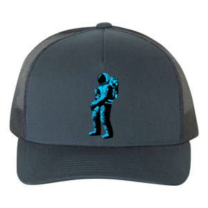 Cool Blue Astronaut Yupoong Adult 5-Panel Trucker Hat