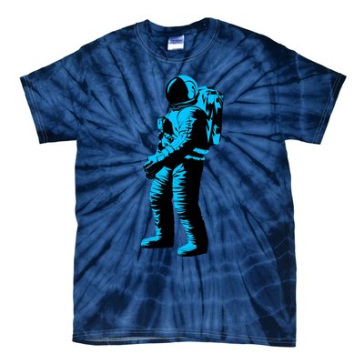 Cool Blue Astronaut Tie-Dye T-Shirt