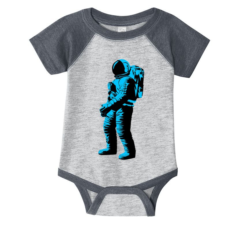 Cool Blue Astronaut Infant Baby Jersey Bodysuit