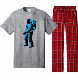 Cool Blue Astronaut Pajama Set