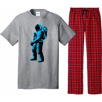 Cool Blue Astronaut Pajama Set