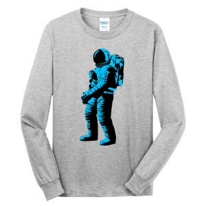 Cool Blue Astronaut Tall Long Sleeve T-Shirt