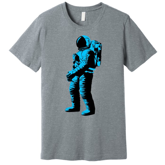 Cool Blue Astronaut Premium T-Shirt