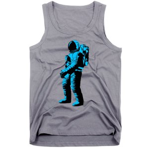 Cool Blue Astronaut Tank Top