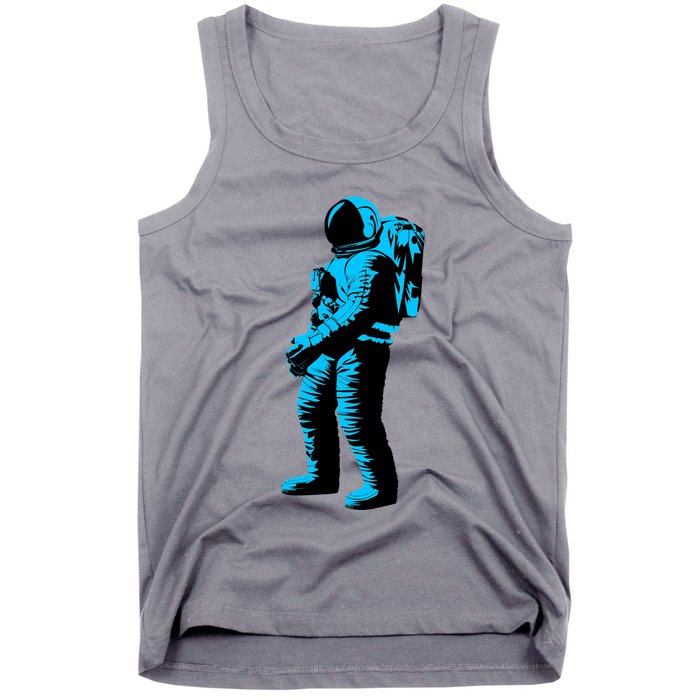 Cool Blue Astronaut Tank Top