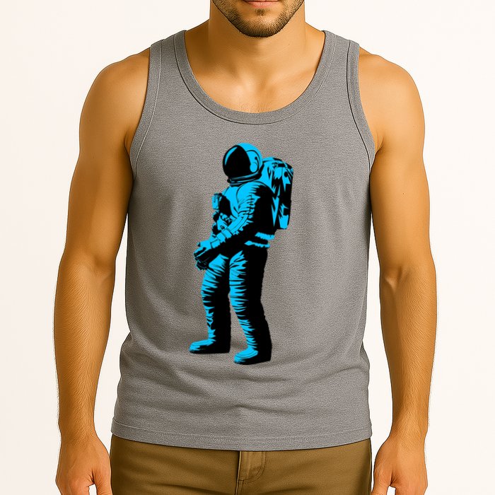 Cool Blue Astronaut Tank Top
