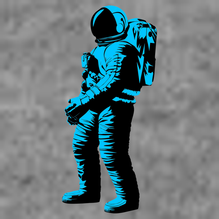 Cool Blue Astronaut Tank Top