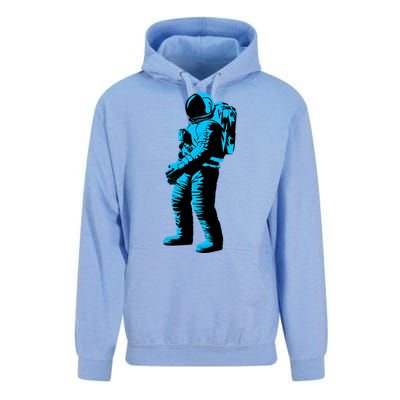 Cool Blue Astronaut Unisex Surf Hoodie