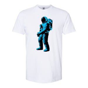 Cool Blue Astronaut Softstyle CVC T-Shirt