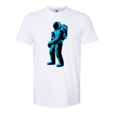 Cool Blue Astronaut Softstyle CVC T-Shirt