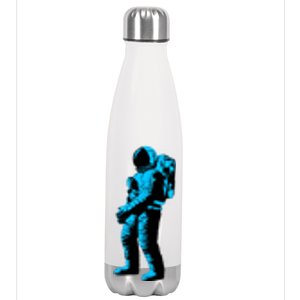 Cool Blue Astronaut Stainless Steel Insulated Water Bottle