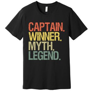 Captain Boat Airline Pilot Premium T-Shirt