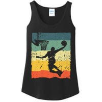 Cool Basketball Art For Men Women Vintage Basketball Player Ladies Essential Tank