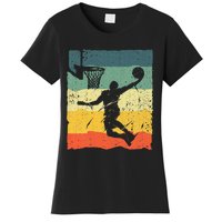 Cool Basketball Art For Men Women Vintage Basketball Player Women's T-Shirt