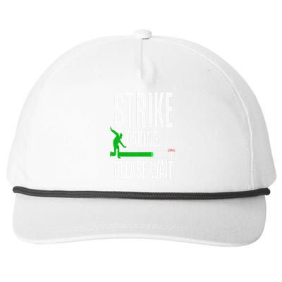 Cool Bowling Art For Bowler Bowling Player Snapback Five-Panel Rope Hat