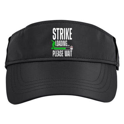 Cool Bowling Art For Bowler Bowling Player Adult Drive Performance Visor