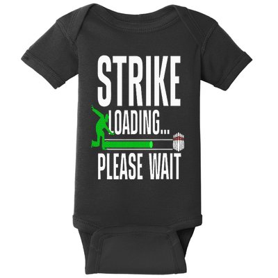 Cool Bowling Art For Bowler Bowling Player Baby Bodysuit