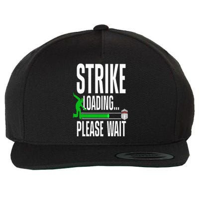 Cool Bowling Art For Bowler Bowling Player Wool Snapback Cap