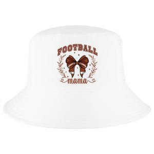 Coquette Bow American Football Mama Thanksgiving Autumn Fall Cool Comfort Performance Bucket Hat