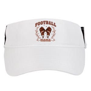 Coquette Bow American Football Mama Thanksgiving Autumn Fall Adult Drive Performance Visor