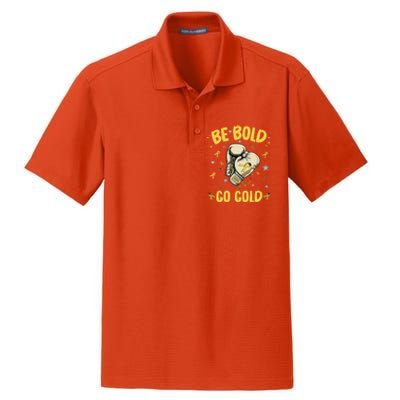 Childhood Be Bold Go Gold Childhood Cancer Awareness Boxing Dry Zone Grid Polo