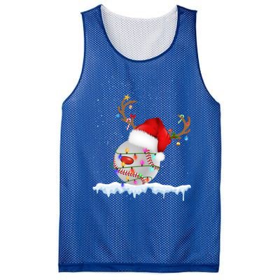 Christmas Baseball Ball Santa Hat Xmas Catcher Pitcher Meaningful Gift Mesh Reversible Basketball Jersey Tank